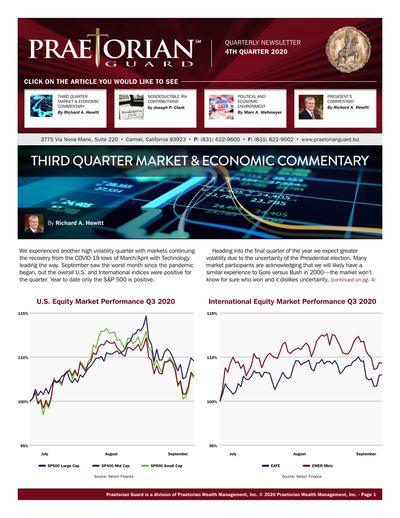 Q4 2020 newsletter cover