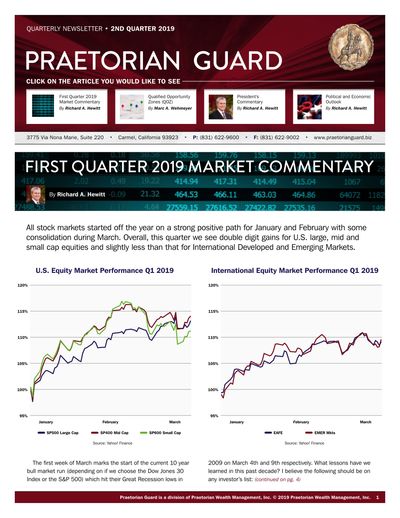 Q2 2019 newsletter cover