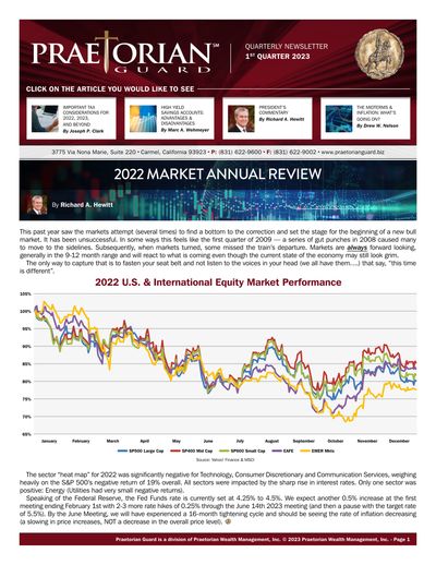 Q1 2023 newsletter cover