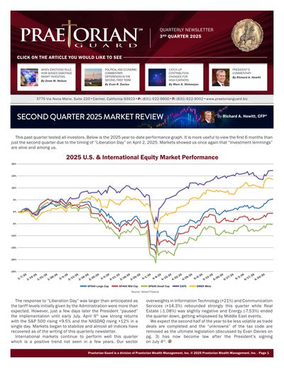 Q3 2025 newsletter cover