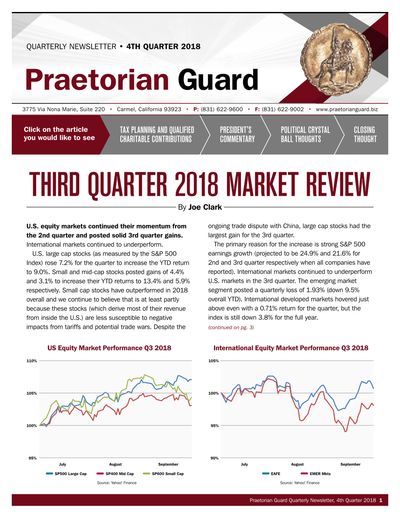 Q4 2018 newsletter cover