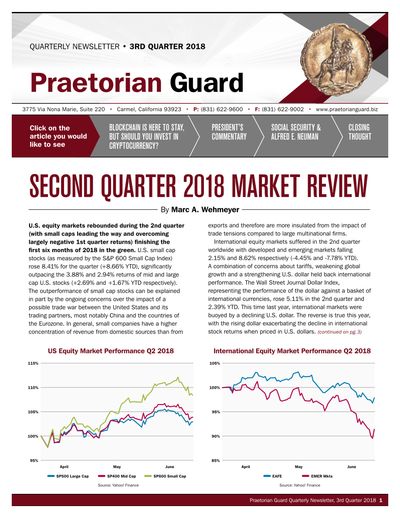 Q3 2018 newsletter cover