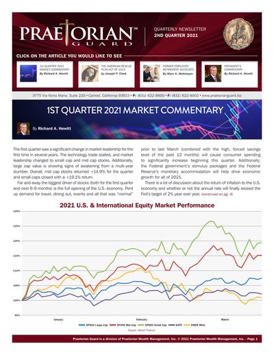 Q2 2021 newsletter cover