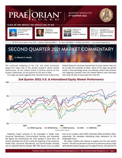 Q3 2021 newsletter cover