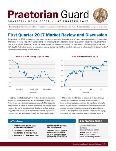Q1 2017 newsletter cover